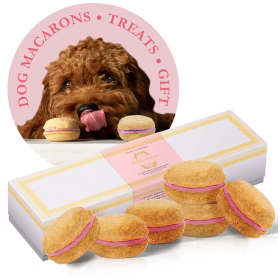 Dog Macarons - Count of 6 (Dog Treats | Dog Gifts)