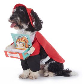 Pet Supplies Universal Clothes Bat (Option: PF94 Red Pizza Deliverer-M)