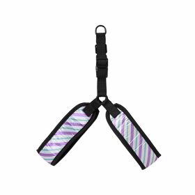 Pet Traction Chest Strap Large, Medium And Small Dogs Hand Holding Rope (Option: Diagonal Stripes-M)