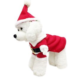 Dog Clothes Christmas Sweatshirt Clothes (Option: Red-L)