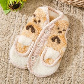 Winter Pet Small Dog Clothes (Option: Beige Bear-XXL)