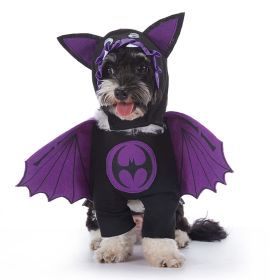 Pet Supplies Universal Clothes Bat (Option: PF101 Black Flight-XL)