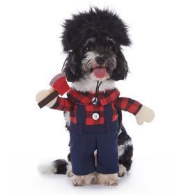 Pet Supplies Universal Clothes Bat (Option: PF95 Plaid Thug-XL)