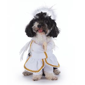 Pet Supplies Universal Clothes Bat (Option: PF98 Angel In White-XL)