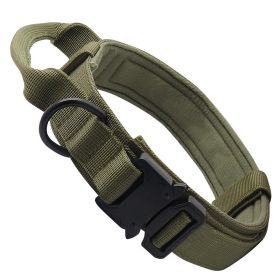 Fashion Personalized Tactical Dog Collar (Option: Green-XL)