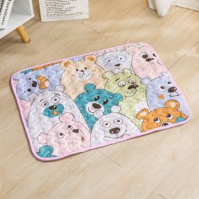 Dog Mat For Sleep Cotton Non-slip (Option: Pet Non Slip Mat Big Bear-60cmx45cm)